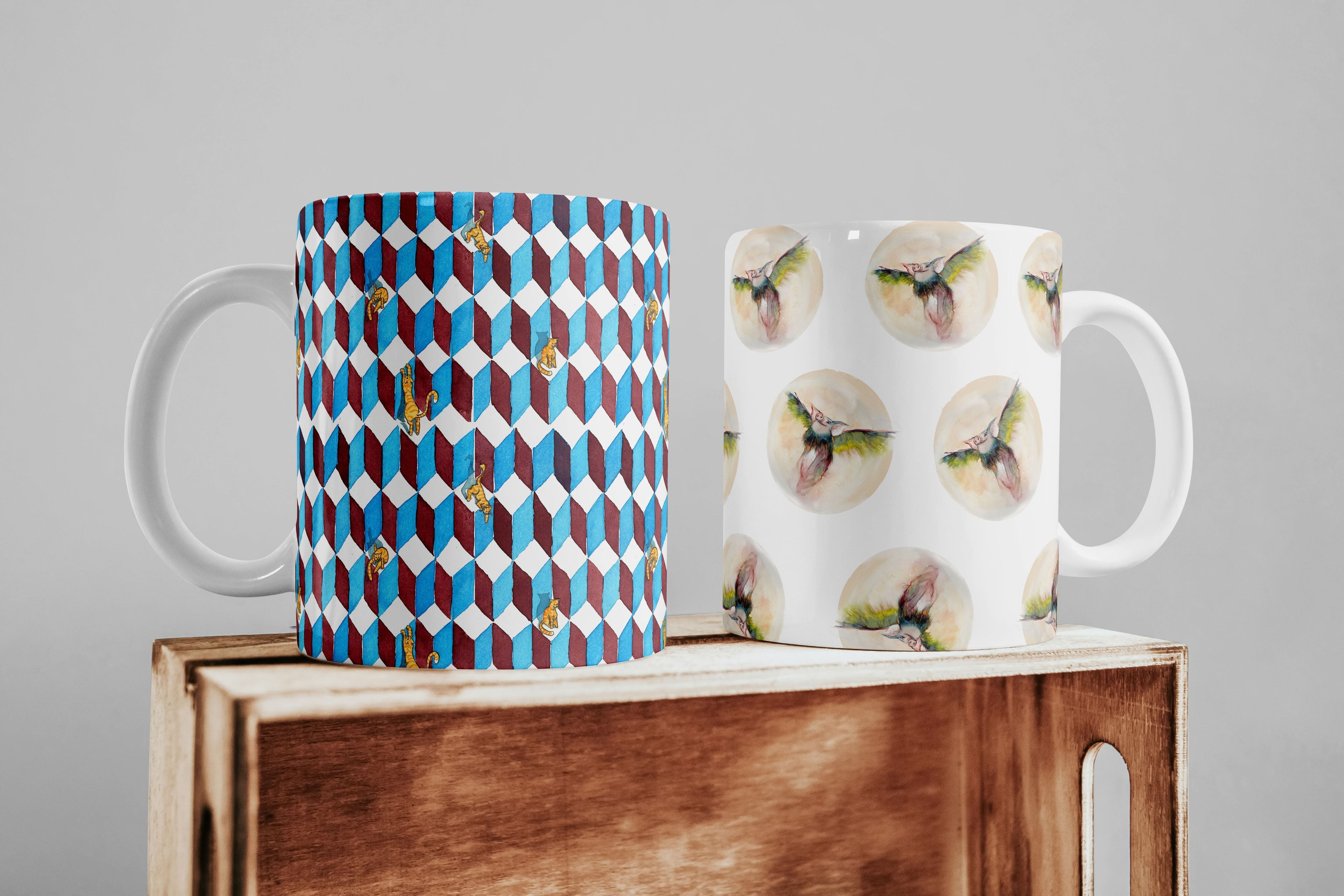 Tazze in ceramica - Tullia Rosso Creative Design