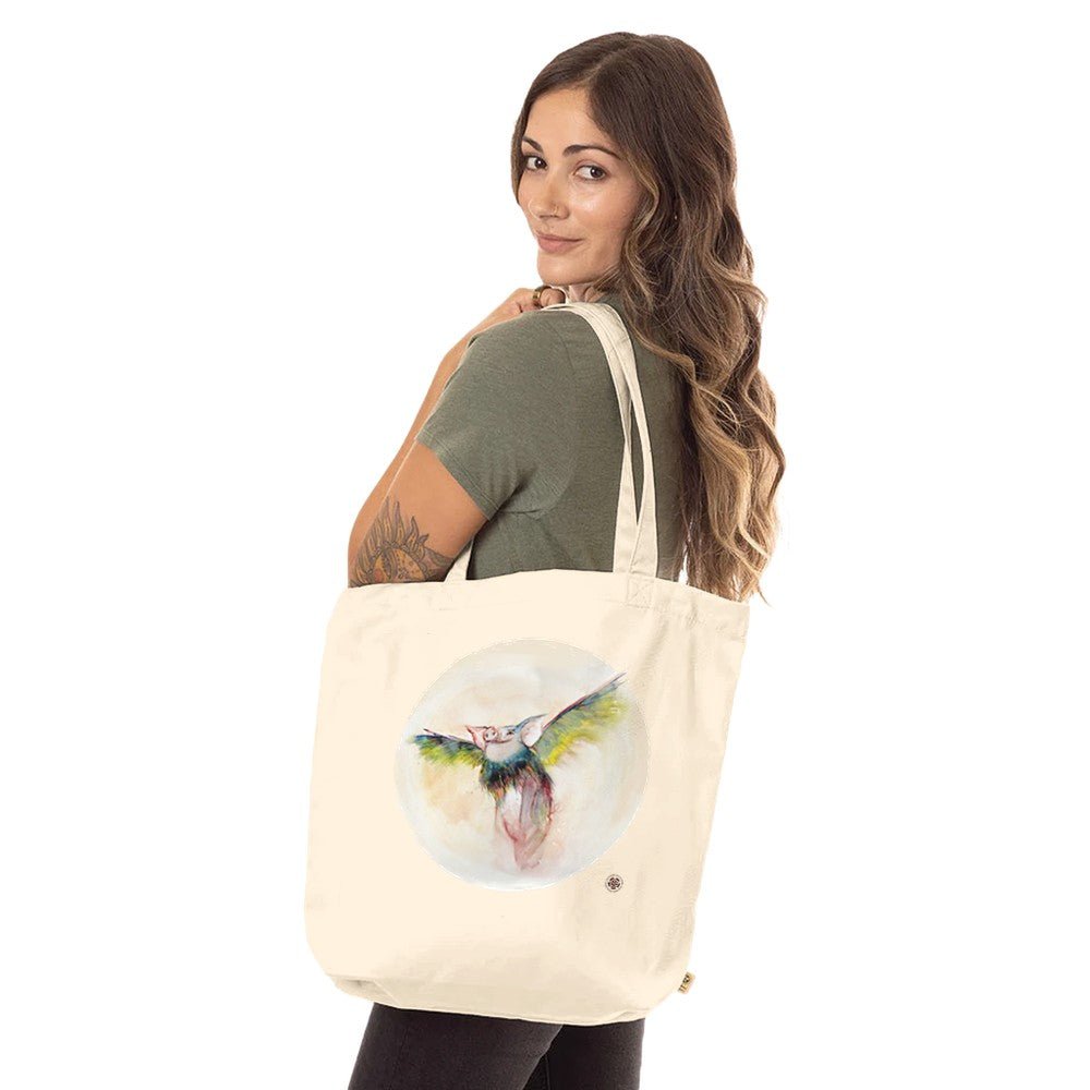 Borsa in cotone - Quando i maiali voleranno - Tullia Rosso Creative Design