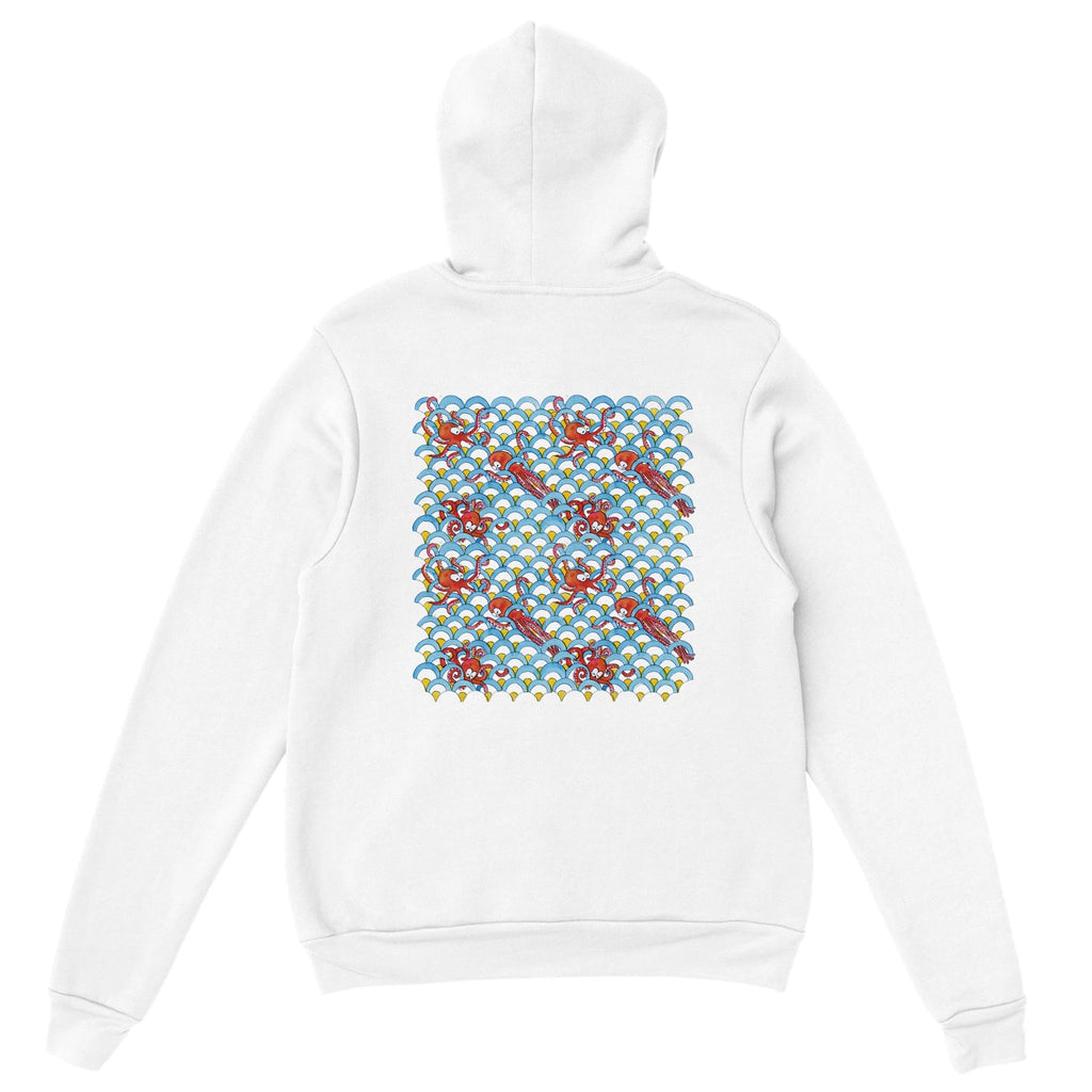 Felpa unisex Animaletti Optical - Tullia Rosso Creative Design